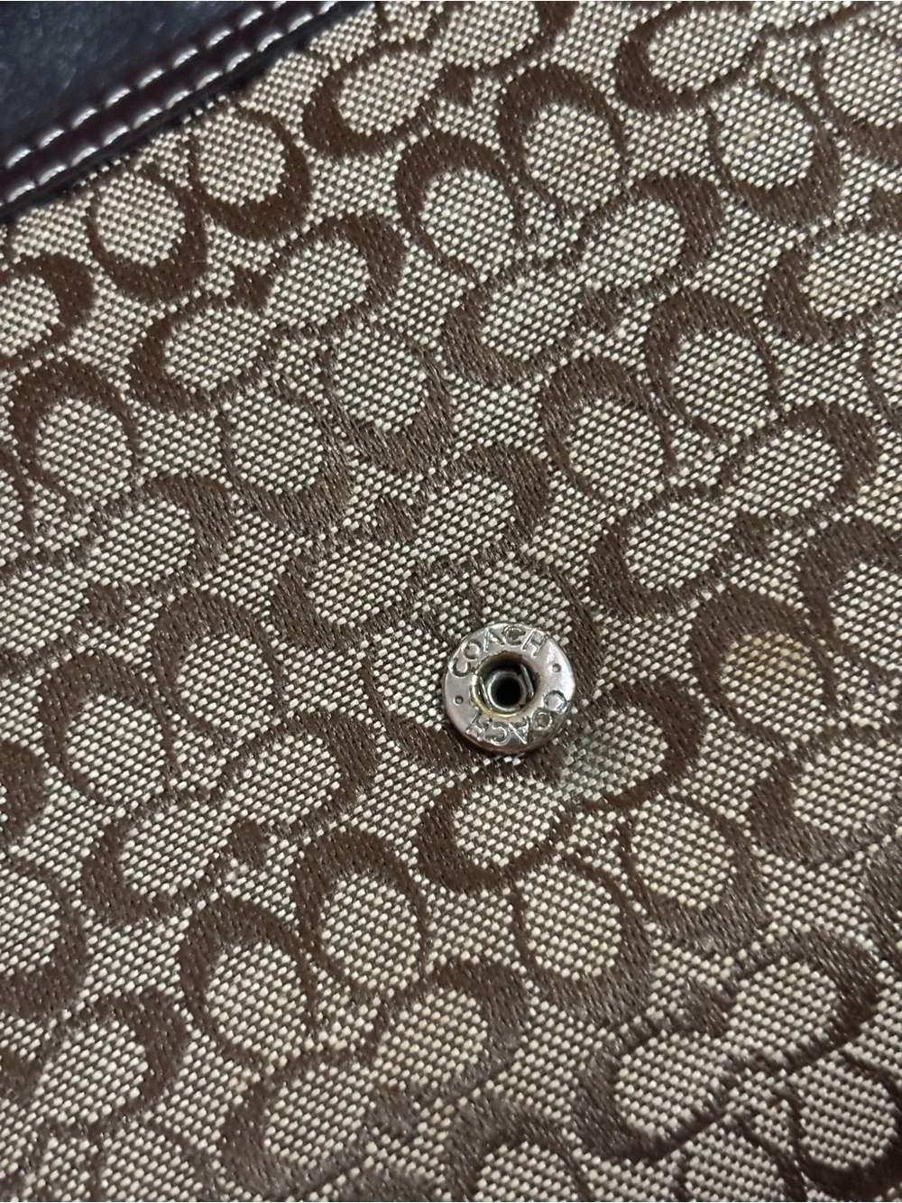 Coach soho signature jacquard wallet